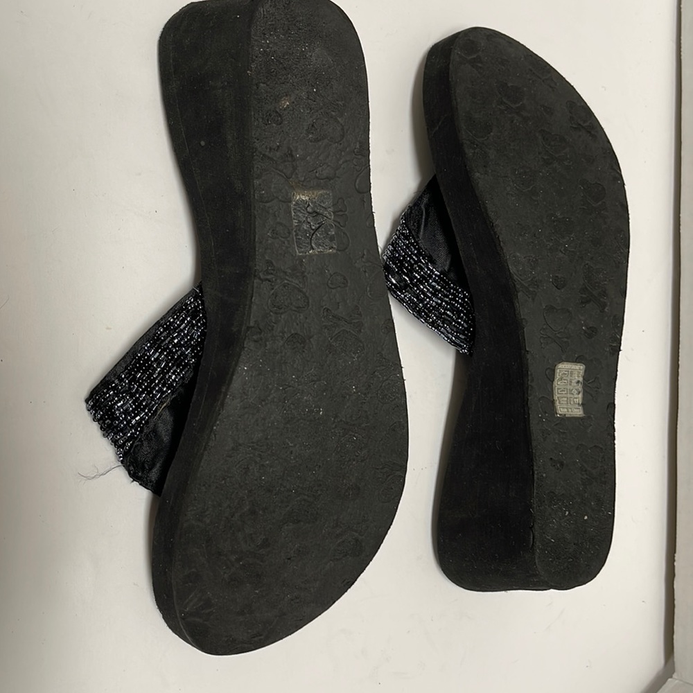 Rockets dogs flip flops wedge heel size 11 Man made materials - Picture 5 of 5